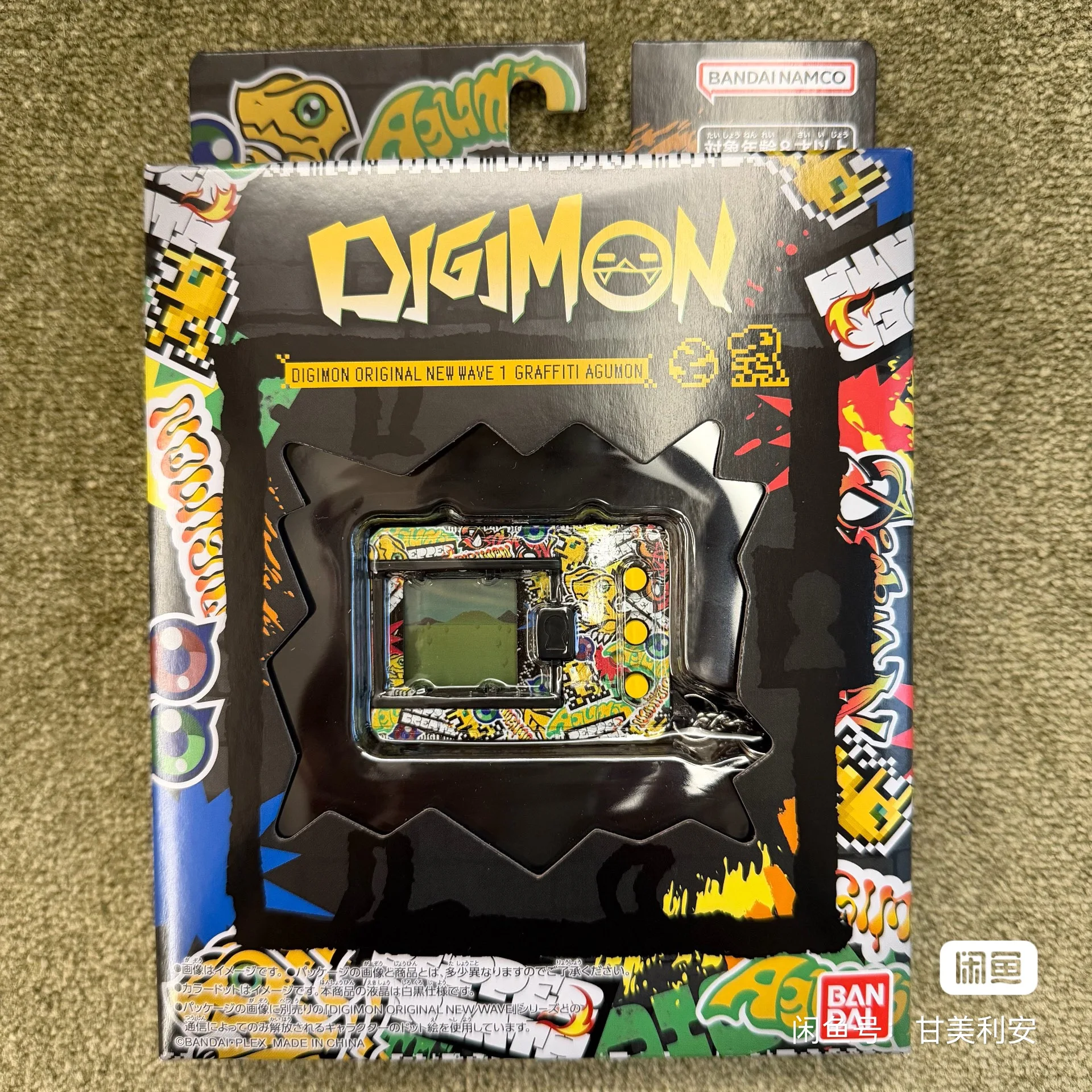 Фото В наличии Оригинальный Digivice Digimon Origin от Bandai, устройство для воспитания цифровых монстров Agumon, портативная игрушка-виртуальный питомец, подарки на день рождения №4