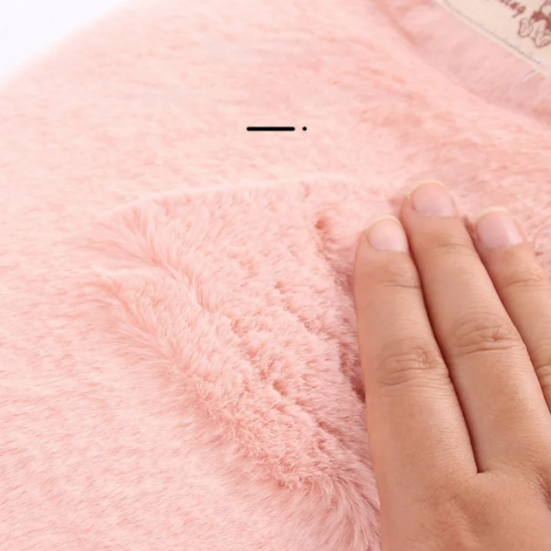 

Вместительная сумка для горячей воды из ПВХ, 2 л, плюшевый чехол с имитацией кролика, подогреватель для рук, горячий компресс, сумка для теплой воды