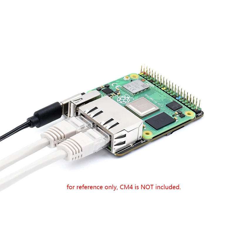 Материнская плата Mini Dual Gigabit Ethernet проектированная для компьютера Raspberry Pi 4