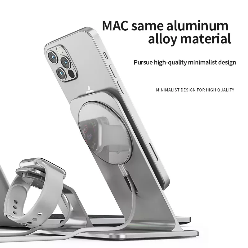 

3-in-1 Wireless Charger Stand for magsafe Pro Watch Dock Station( Charger not Included)