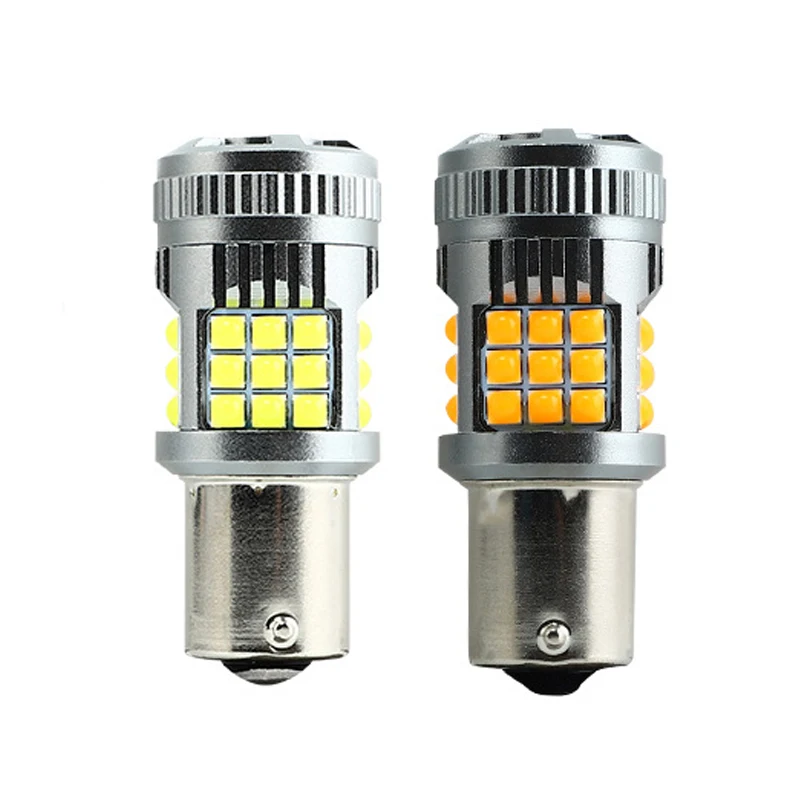 

1156 Ba15s P21w светодиодный Автомобильная сигнальная лампа Canbus 25W 2500lm для автомобильных аксессуаров и поворотников автомобилей 12В 24В