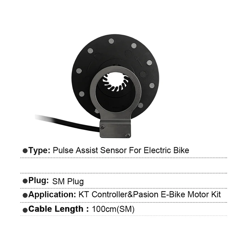 

Система помощи при педале электровелосипеда, задний датчик, 10 магнитов, левый боковой датчик скорости, аксессуары для велоспорта