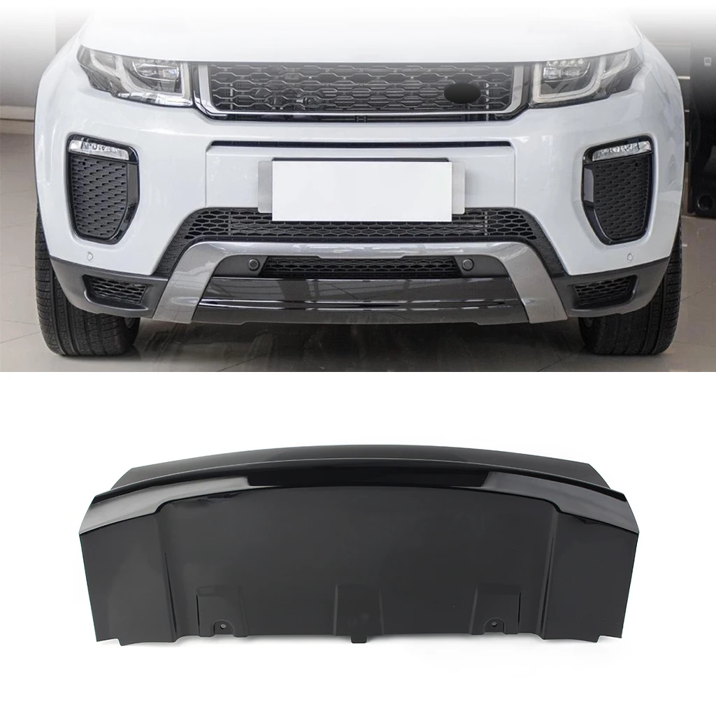 

1 шт. противоскользящая накладка на передний бампер автомобиля, защитная накладка для Land Rover Range Rover Evoque 2016 2017 2018, глянцевый черный