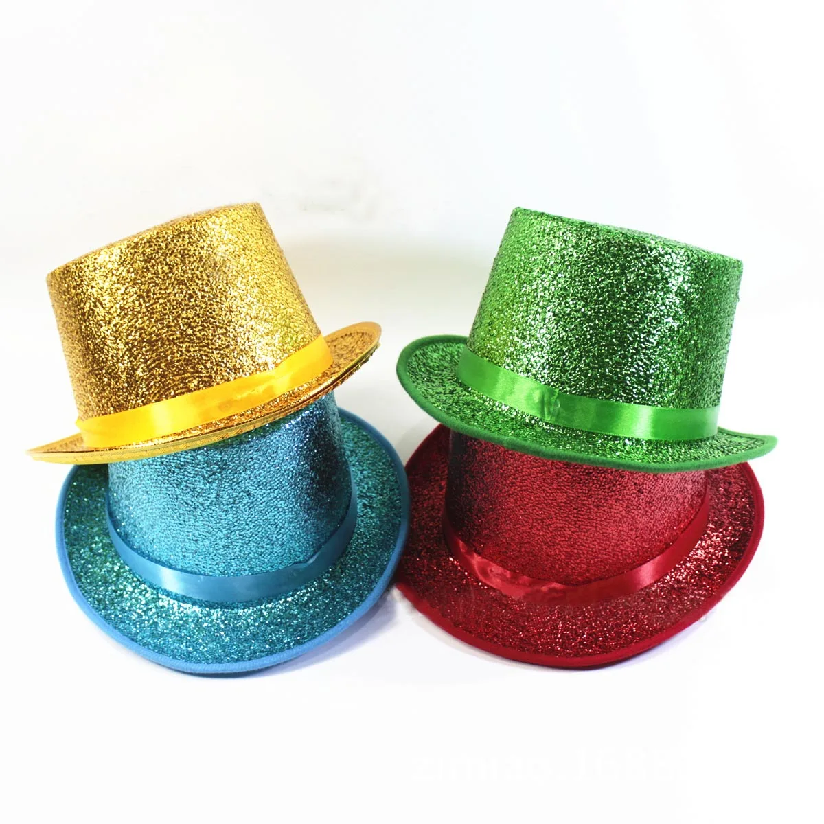 

Sequins Top Hat Women Men Hip-hop Dance Performance Jazz Hats Halloween Masquerade Theater Props Cosplay Party Accessories