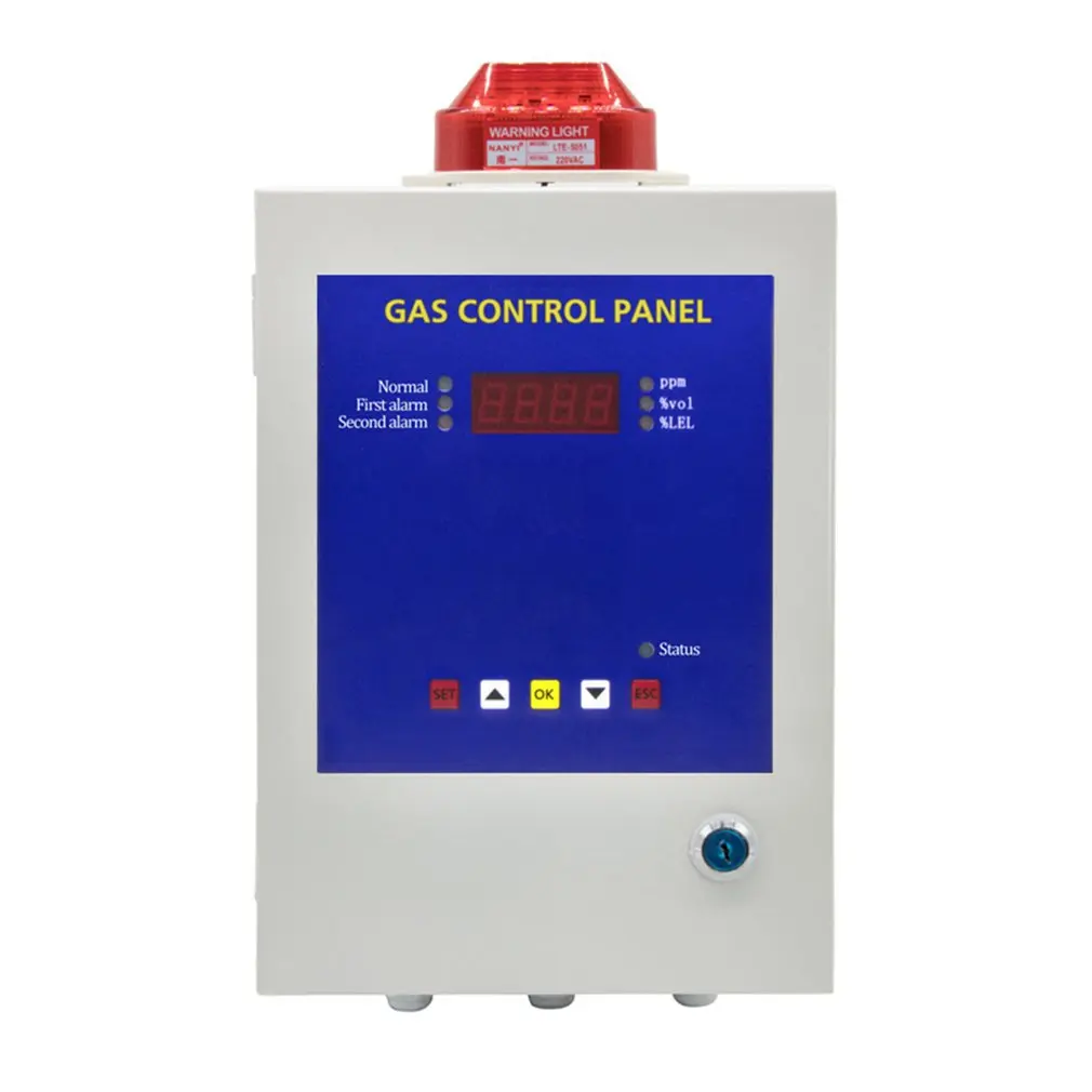 

BH-50 1-канальный газовый контроллер системы сигнализации, детектор, светодиодный дисплей, интеллектуальная система нулевой калибровки в сет...