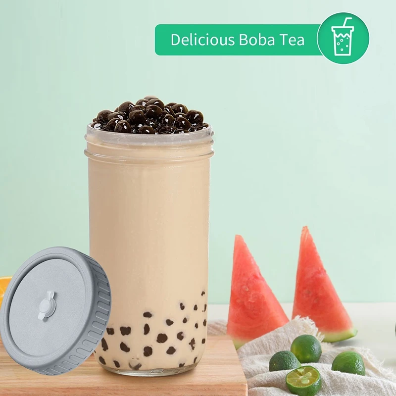 2 упаковки многоразовые чашки для смузи 22 унции чайные Boba крышки с широким