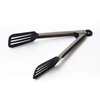 kitchen food tongs bbq salad nonstick food clip silicone bbq tongs bread cake holder 10 inch