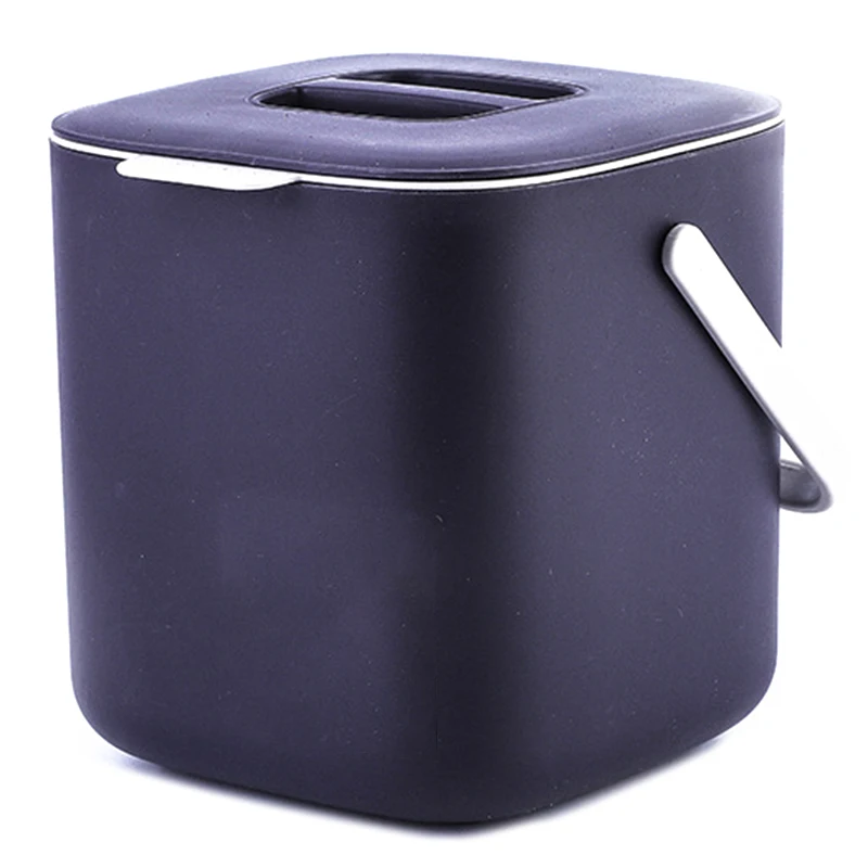 

Plastic Kitchen Food Waste Trash Can Compost With Drainer Rubbish Container Organizer Accessories Tools