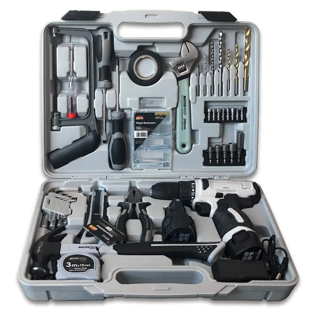 

2023 New 1115 Toolbox Set Household Daily Maintenance Tools CombinationCar Tool Kit Portable Wall Plate