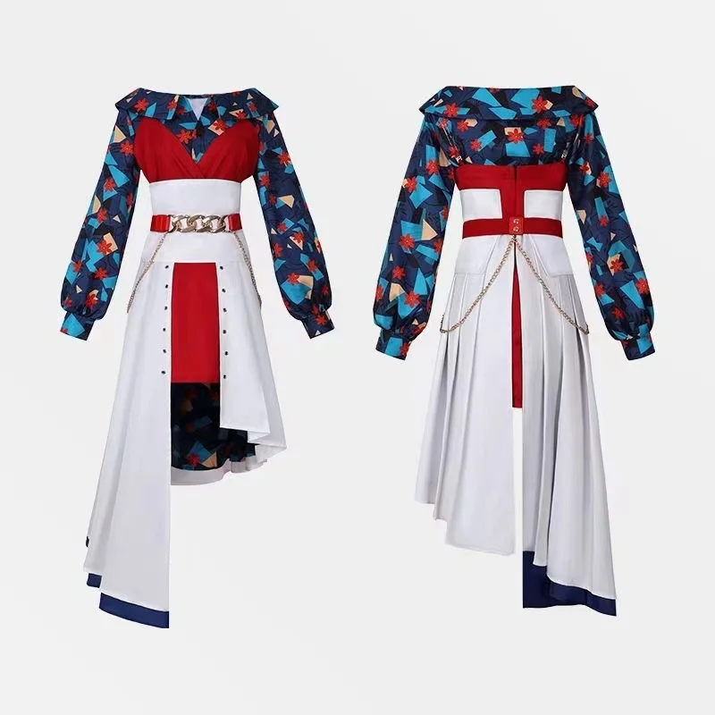 Косплей Miku красочный сценический костюм с мировым планом Aokiyo Dongmi белый камень