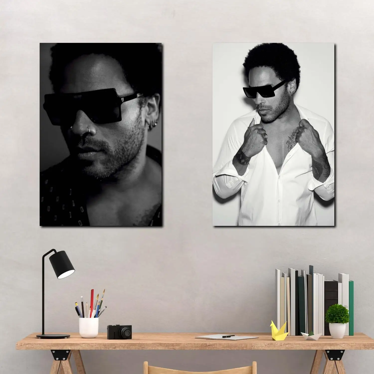 

lenny kravitz Singer Canvas Art Poster and Wall Art Picture Print Modern Family bedroom Decor Posters