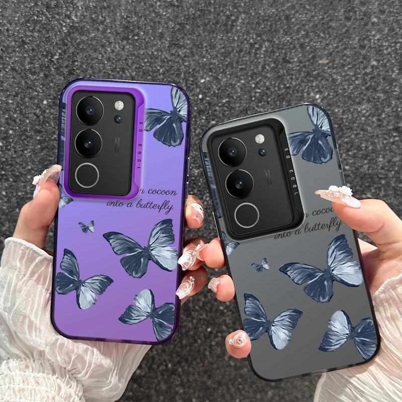 Чехол для vivo V29 S17 Pro S17t V29Pro Противоударная задняя крышка с милыми рисунками