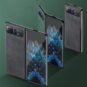 Suede Leather Case for Mi Mix Fold 2 Case for Xiao-Mi Mix Fold2 5G Case