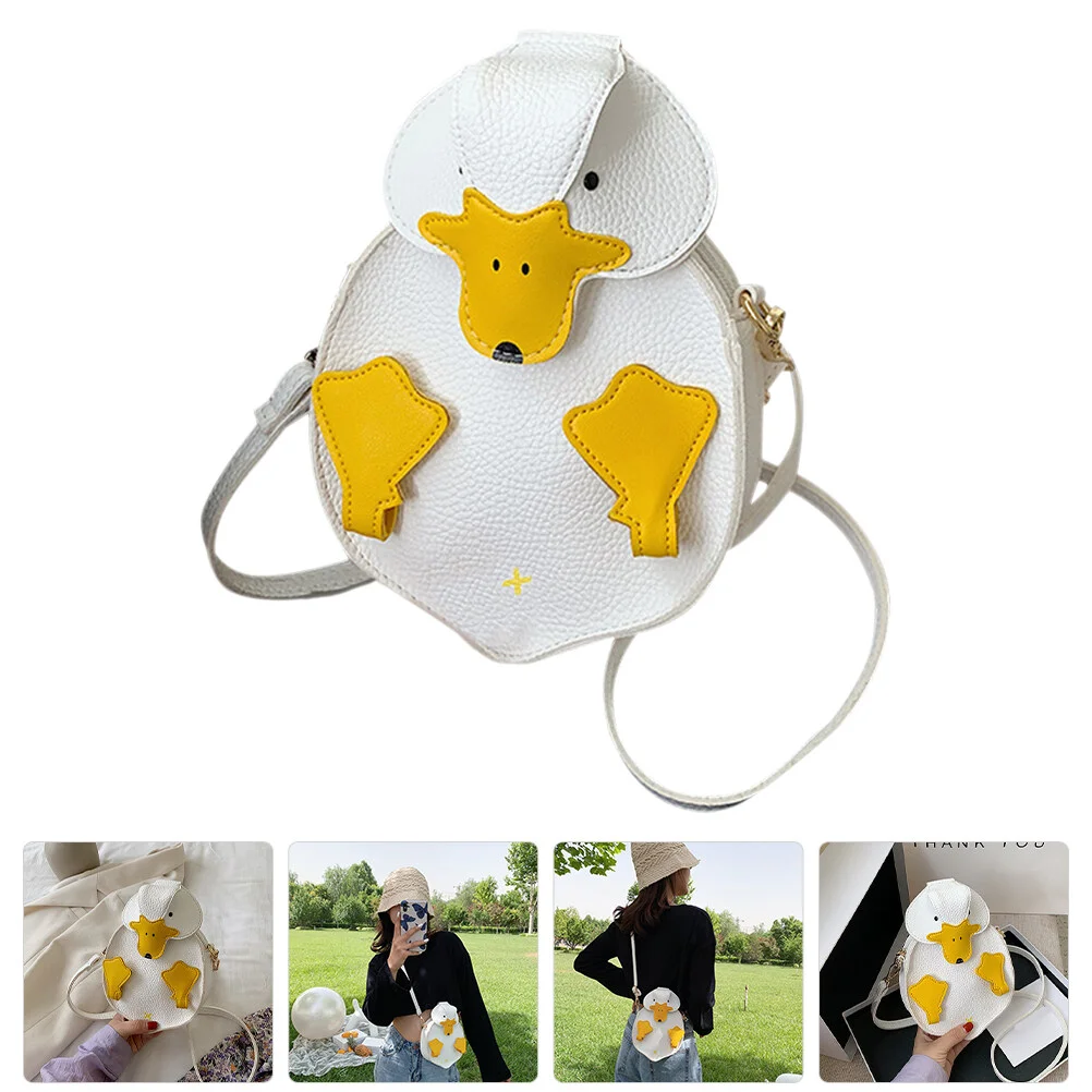 

Duck Crossbody Bag Small Crossbody Purse Cartoon Shoulder Bag Cute Storage Bag for Women