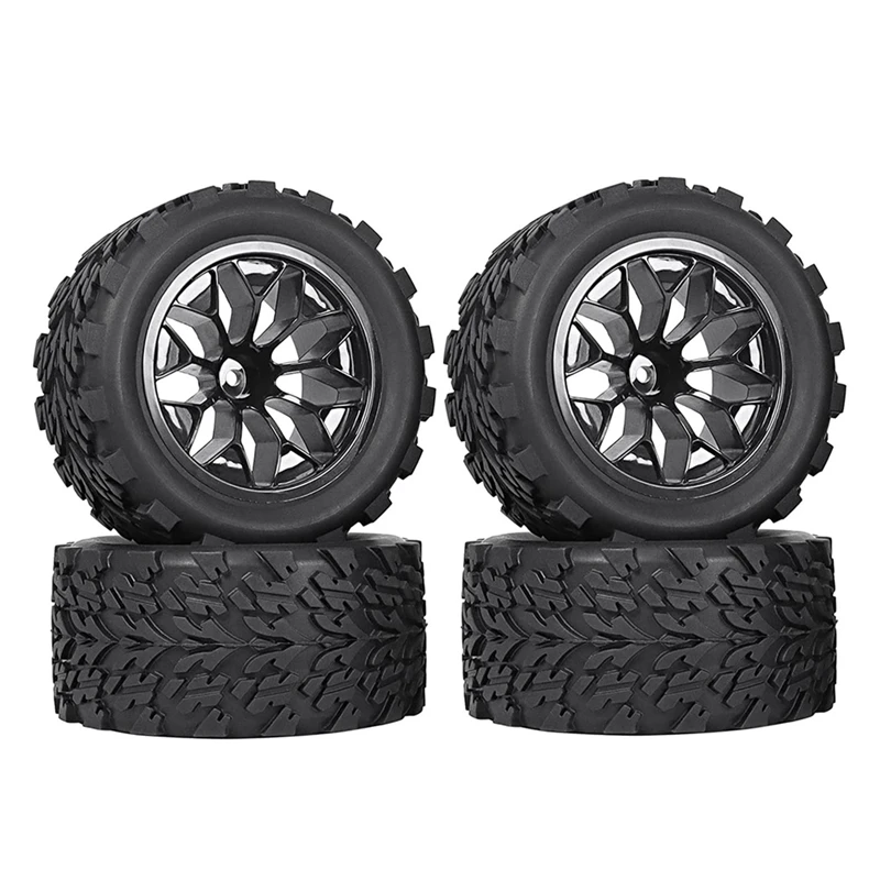 

120MM 1/10 RC Monster Truck Buggy Tire Tyre Wheel Foam Inserts 12Mm Hex For Traxxas Arrma Redcat HSP HPI Tamiya Kyosho