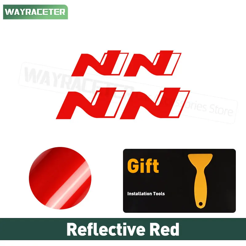 

Светоотражающий высокотемпературный водонепроницаемый автомобильный тормозной суппорт наклейка для Hyundai i30 i20 Tucson Elantra Veloster Kona Sonata N Line