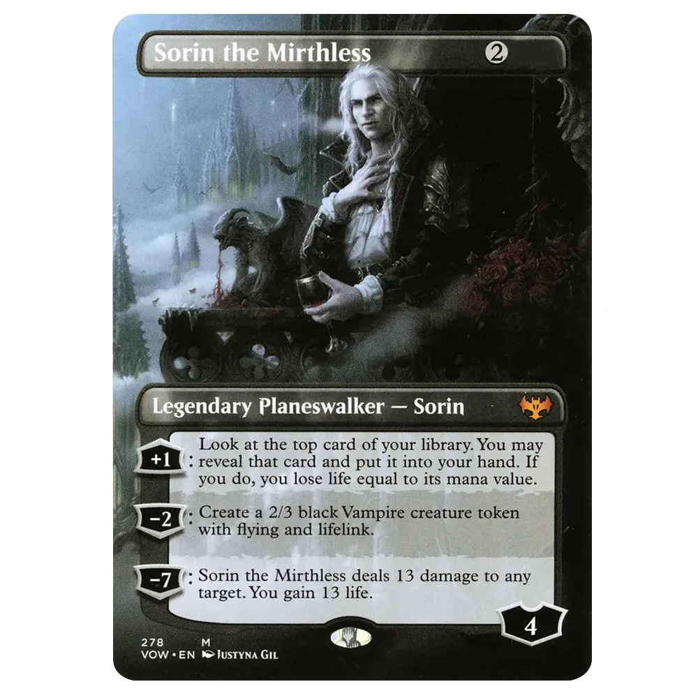 Фото Коллекционные карты TCG: Редкие магические HOLO-карты Сорин, Безрадостный, для домашних игр, хобби, коллекционирования, подарки для мальчиков №4