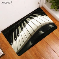 soft foot mat piano keys music bath mats 50x80cm toilet for bathroom kitchen rugs floor cushion anti slip carpet for home rugs