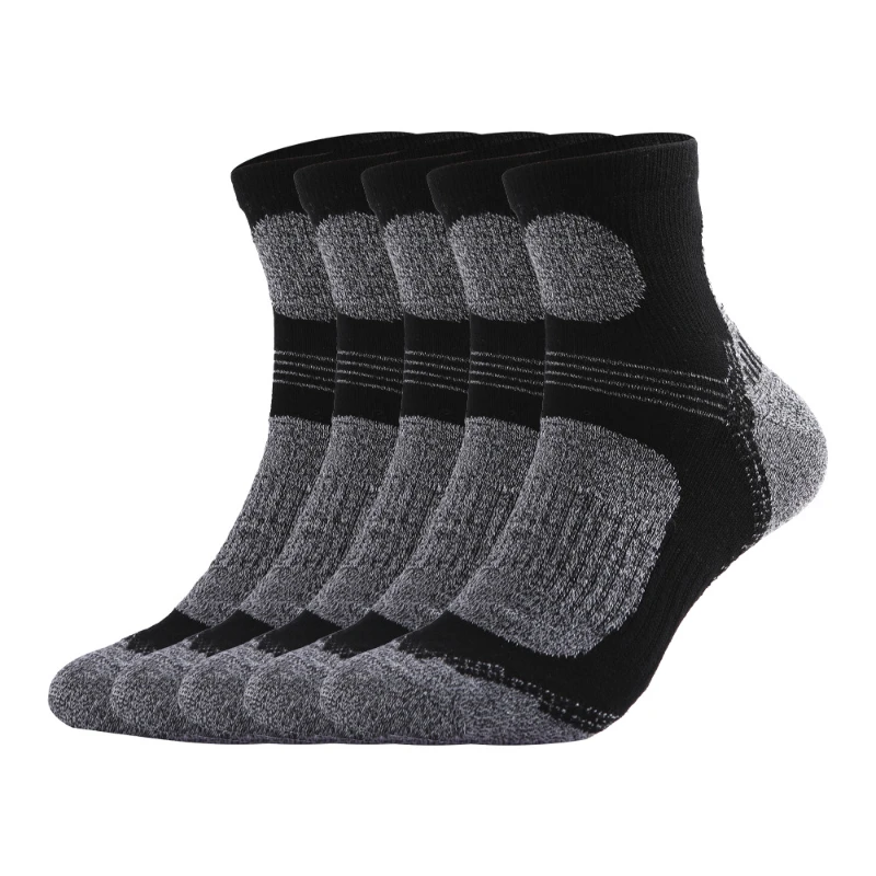 Autumn and Winter Cotton Socks Long Medium Sleeve Sports Socks Men's All Cotton Vintage Splice Fashion Socks 5 pairs enlarge