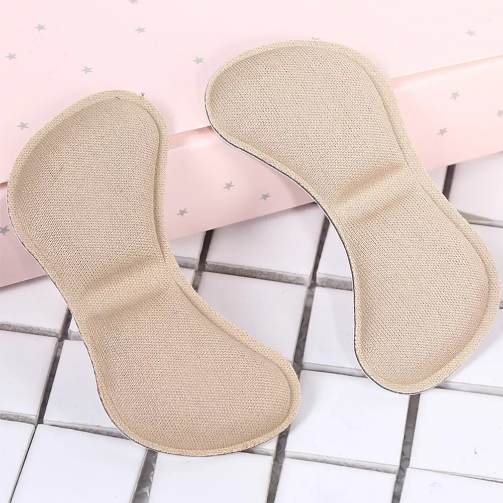 Pair Heel Liner Shoe Heel Insoles Pain Relief Cushion Anti-Wear Adhesive Feet Care Pads Heel Sticker Grips Crash Insole Patch