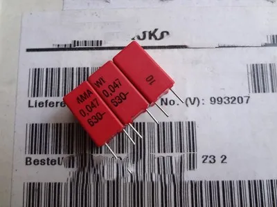 Немецкий конденсатор 0 047 UF/630V 7 мм * 8 5 13 RM5