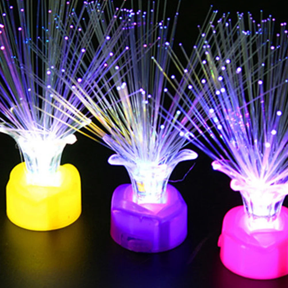 

10 PCS Glow Toys Gypsophila Fiber Optic Light Wedding Party Favors LED 10X3CM Lamp Color Change