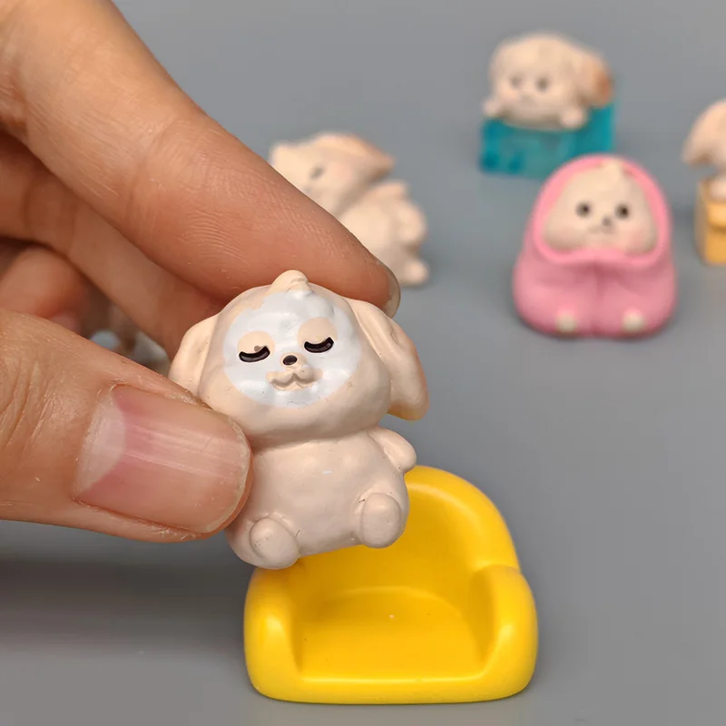 10 шт. мультяшная фигурка щенка собака сделай сам ландшафтный домашний милый