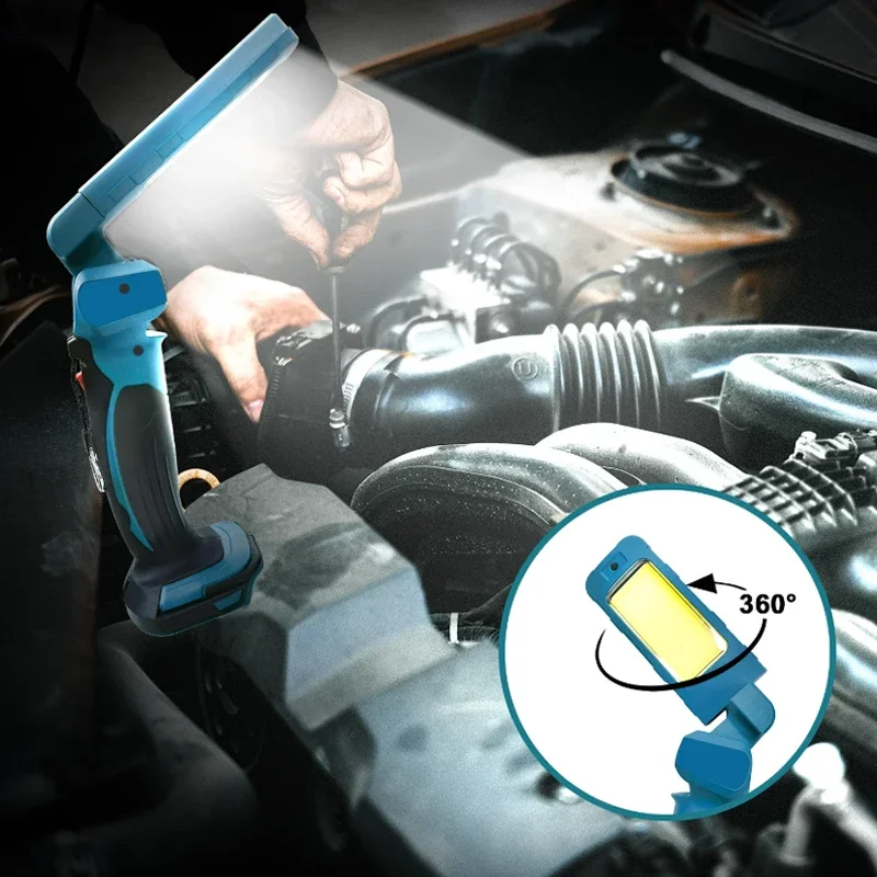 Беспроводной фонарик Рабочая лампа для кемпинга настольная прожектор Makita 18 в