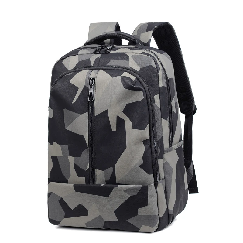 

USB Men's Backpack Oxford Camouflage Backpack Male Laptop University Student School Bags for Teenage Large Casual Outdoor 2022