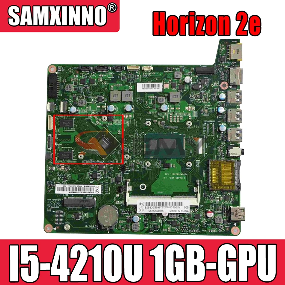 

Для Lenovo Horizon 2e AIO материнская плата CIHASWS 6050A2652501,A01 материнская плата W/ I5-4210U 1GB-GPU 100% протестирована Полная работа