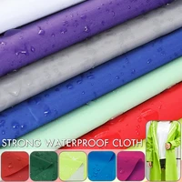 waterproof sunscreen shading rain fabric thin pvc rain cloth fabric for diy sewing raincoat apron canopy shower curtain