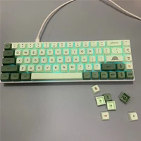 matcha green tea pbt keycap 124 keys xda proflie mechanical keyboard dye sub gh60 poker 87 gk61 wireless usb gamer xda key cap