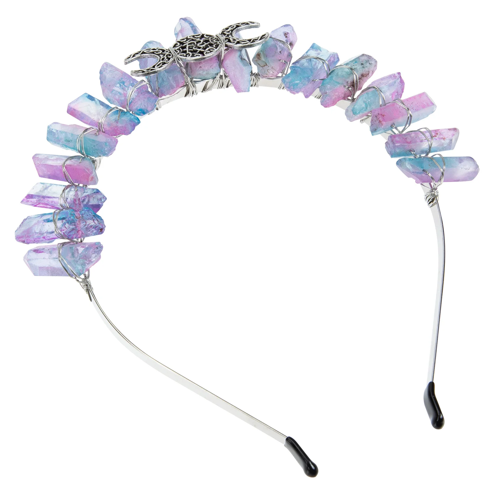

Headbandmermaidcrystal Natural Rhinestone Headwear Bride Wedding Headpiece Tiara Band Hair Costume Cosplay Headdress Goddess
