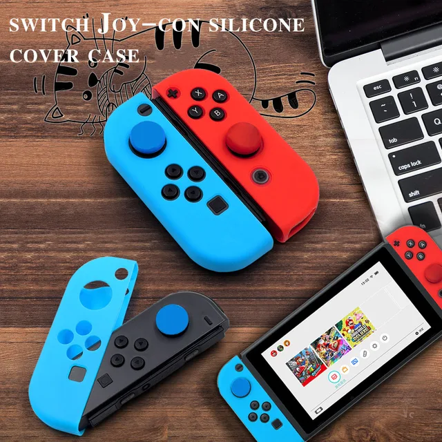 for Switch Joycon Case Handle Silicone Case for Ns Switch Controller Protection for Nintendo Switch Oled Replacement Accessories 2