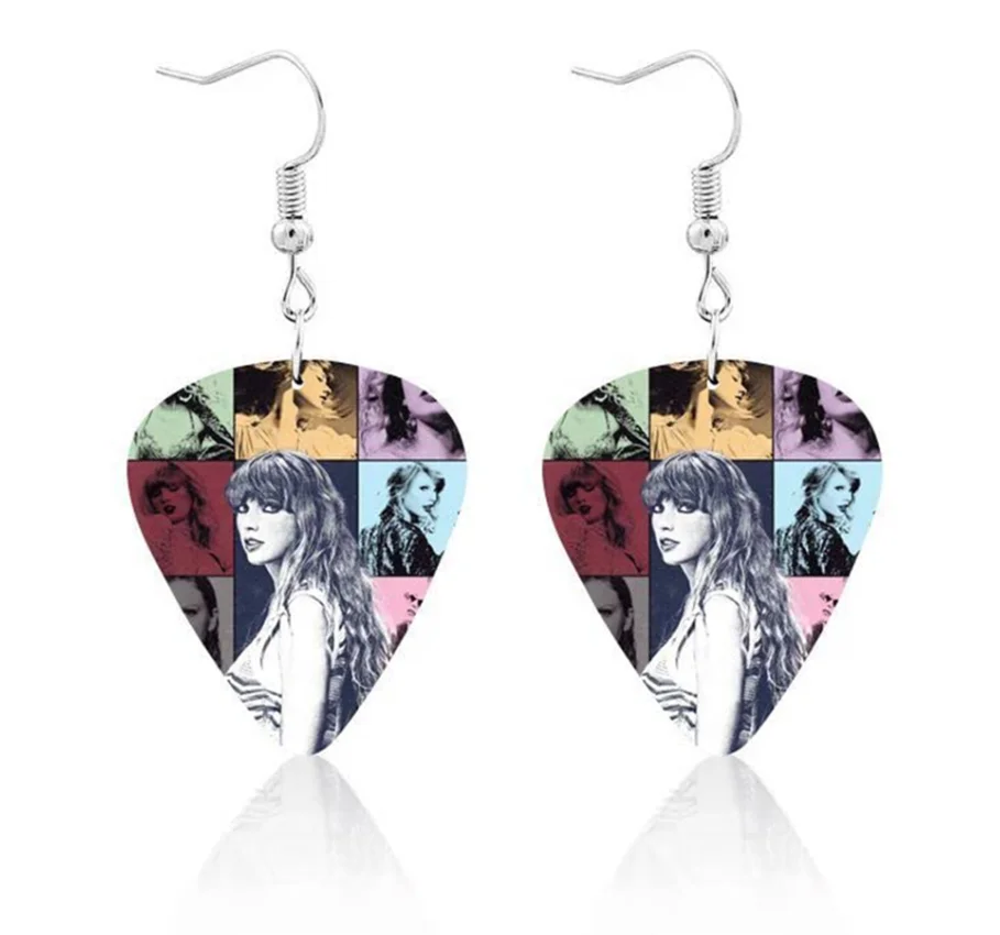 

Taylor the Swift the Eras Tour Drop Earrings for Women Ts Poster Dangle Earrings Concert Gifts for Reputation Music Lover Fans