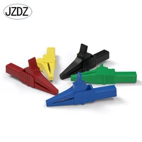 jzdz 2pcs 32a 1000v crocodile alligator folders safety test clips for 4mm shrouded banana plug j 60039