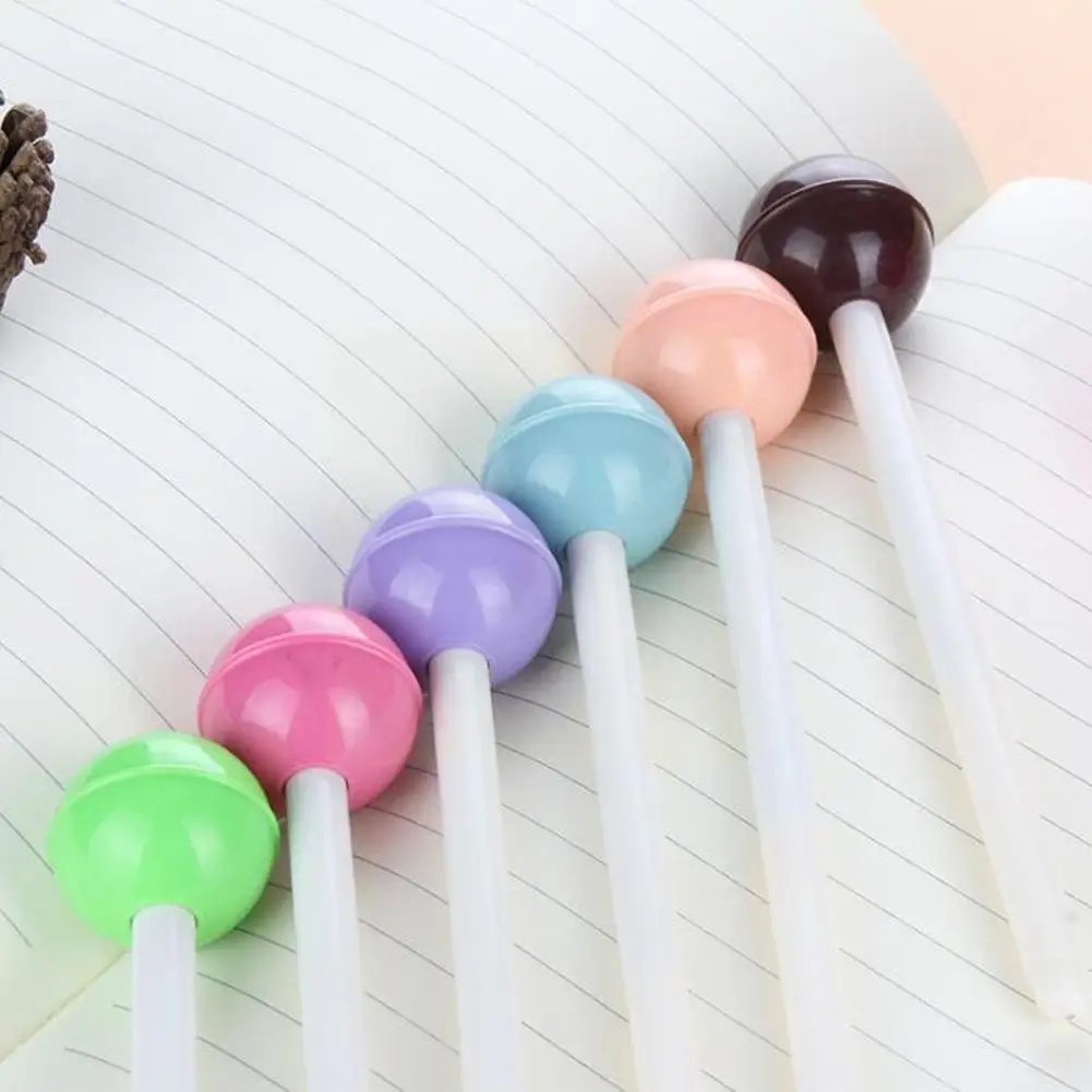 

1PC Japanese Kawaii Lollipop Candy Gel Pen Cute Kawaii Stationary For Student Girls Gifts School Office Supplies Random Col X2B5