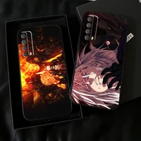 japan naruto anime phone case for huawei honor 10 v10 10i 10 lite 20 v20 20i 20 lite 30s 30 lite pro soft liquid silicon