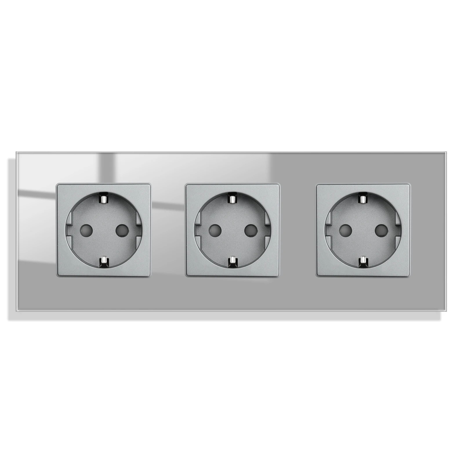 

Bingoelec Двойная USB-розетка серого цвета