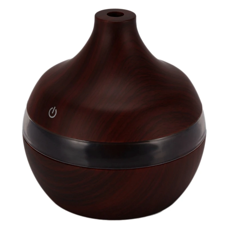 

Usb 300Ml Aroma Humidifier Aromatherapy Wood Grain 7 Color Led Lights Electric Aromatherapy Essential Oil Aroma Diffuser