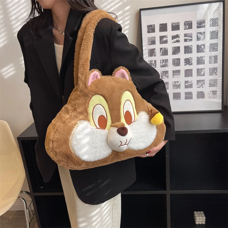

Japanese Style Kawaii Bag Women Cartoon Plush Shoulder Bag For Women 2023 Casual Travel Bag Large Capacity Tote Bolsa Feminina