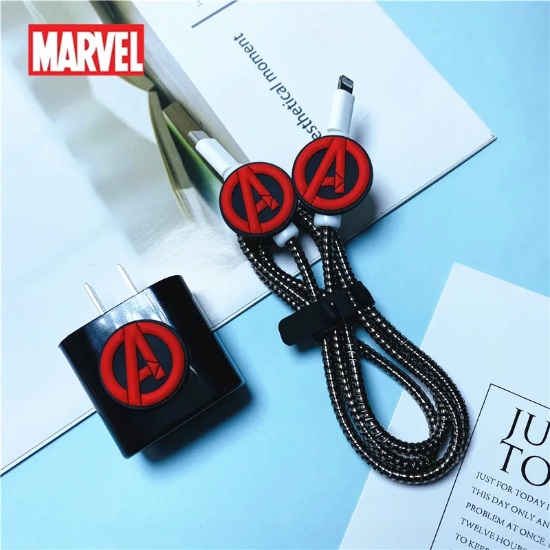 cartoon-marvel-cable-winder-set-for-iphone-11-12-fast-charging-18-20-w-plug-data-line-charger-protection-sprial-cable-protective