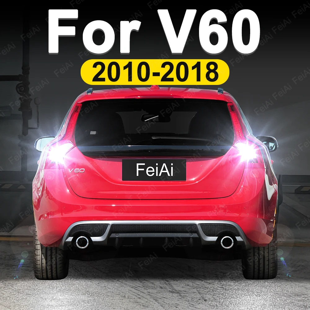 

Для Volvo V60 светодиодные фонари заднего хода V60 аксессуары 2010 2011 2012 2013 2014 2015 2016 2017 2018 светодиодный задний фонарь заднего хода