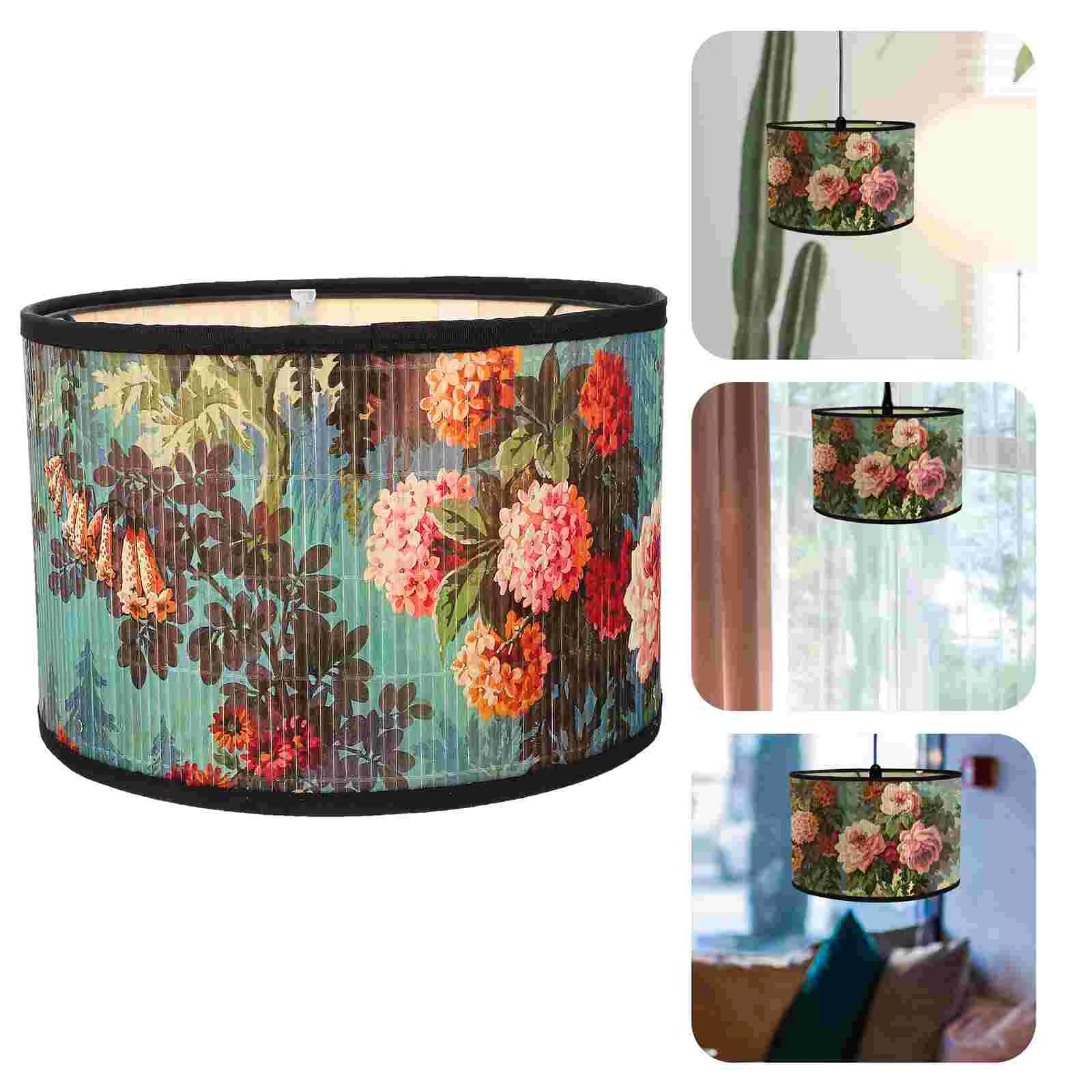 

Lampshade Practical Housewarming Gift Flowery Cover Household Accessory Pattern Dustproof
