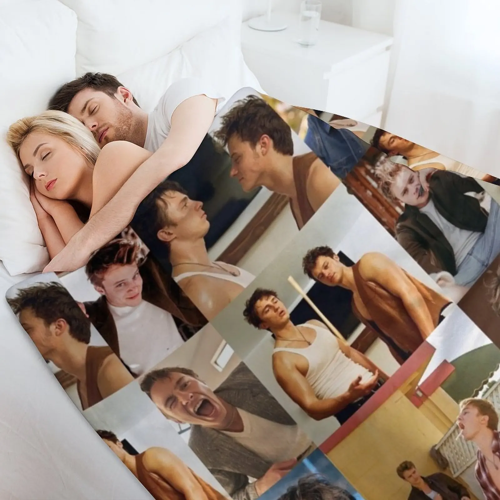 Одеяло Drew Starkey and Rudy Pankow роскошное одеяло мягкие кровати одеяла для спального