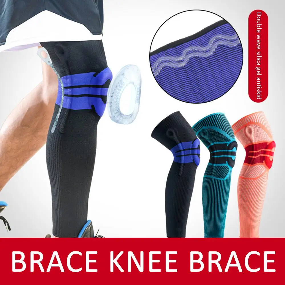 

1 PCS Compression Knee Pads Support Sleeve Protector Elastic Kneepad Brace Spring Support Running Winter Keep Warm Knee Pads