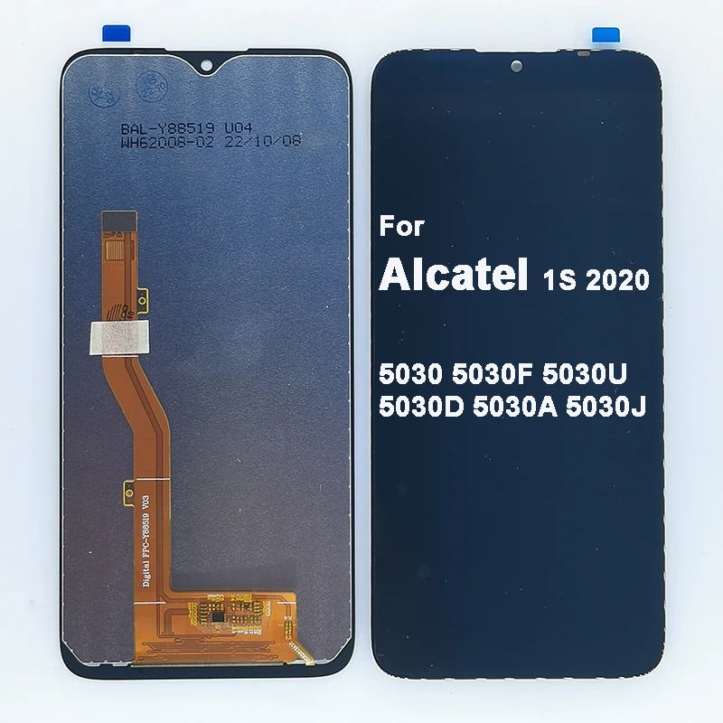 ЖК-дисплей 6,2 дюйма для Alcatel OT5030 5030 5030D 5030U 5030F, дисплей с сенсорным экраном и дигитайзером, оригинал, протестирован в сборе