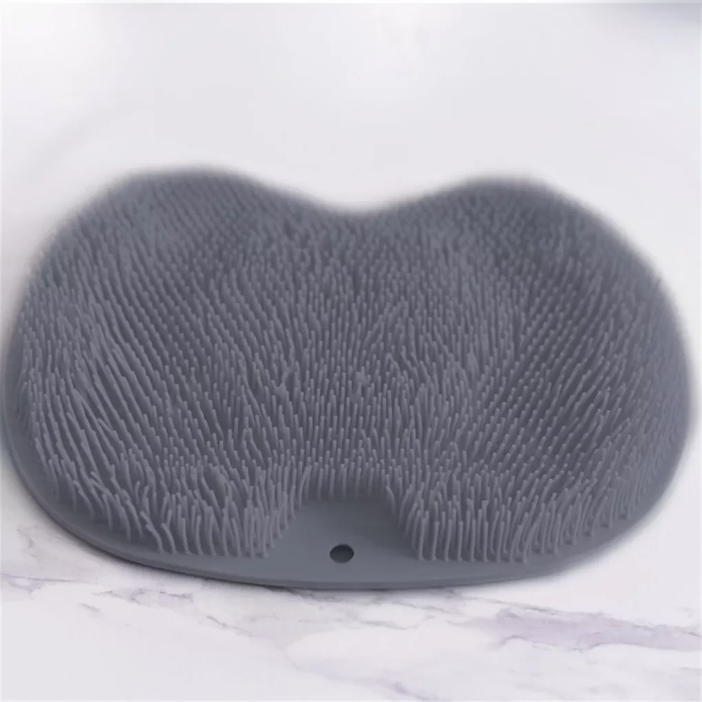 

Shower Foot Mat TPE Exfoliating Scrubber with Suction Cups Body Suction Cup Bathroom Skid Cleaning Foot Brush Pad Bath Mat