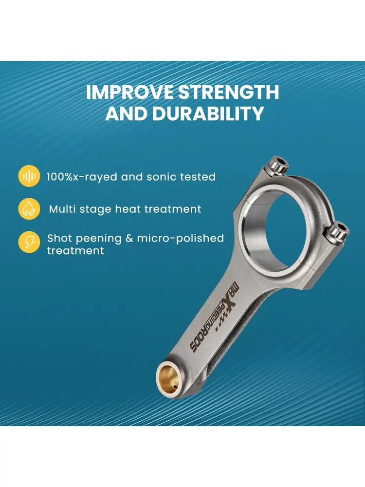 4 стальные шатуны для VW Golf MK1 Rabbit 1 6l Diesel + ARP 2000 болты 136 мм Shot Peen EN24 плавающий поршень