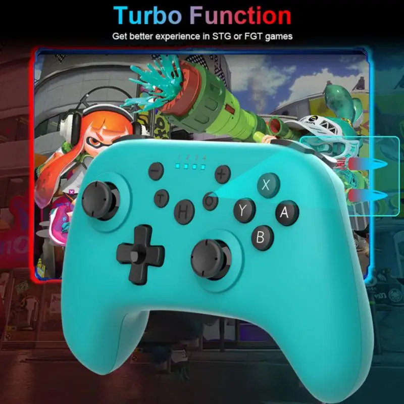 

Nfc Bluetooth Gamepad 6-axis Wireless Gamepad Bluetooth-compatible With Wake-up Function For Switch Game Controller